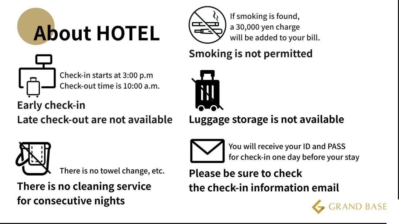 Grand Base Hiroshima Ekimae Aparthotel Eksteriør bilde